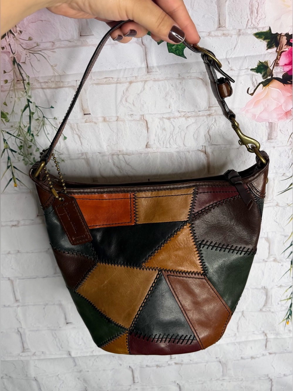 Rare Coach Limited Edition Bleecker Patchwork Mini Bucket Bag